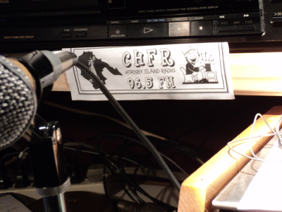 Broadcasting at CHFR Hornby Radio